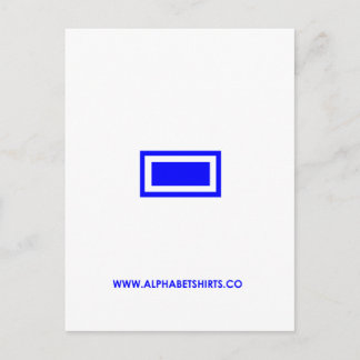 Carte Postale Tiret bleu