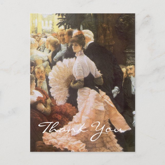 Carte Postale Tissot est la dame politique (Devant)