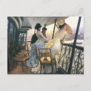 Carte Postale Tissot : La Galerie du H.M.S. Calcutta