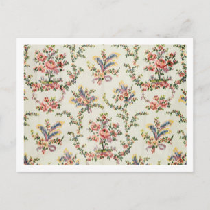 Carte Postale Tissu tressé pour la reine Marie Antoinette à la P