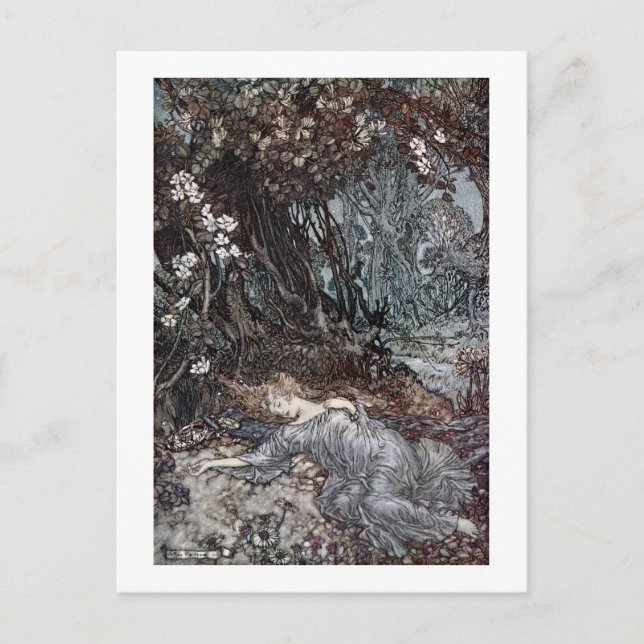 Carte Postale Titania s'endort (Devant)