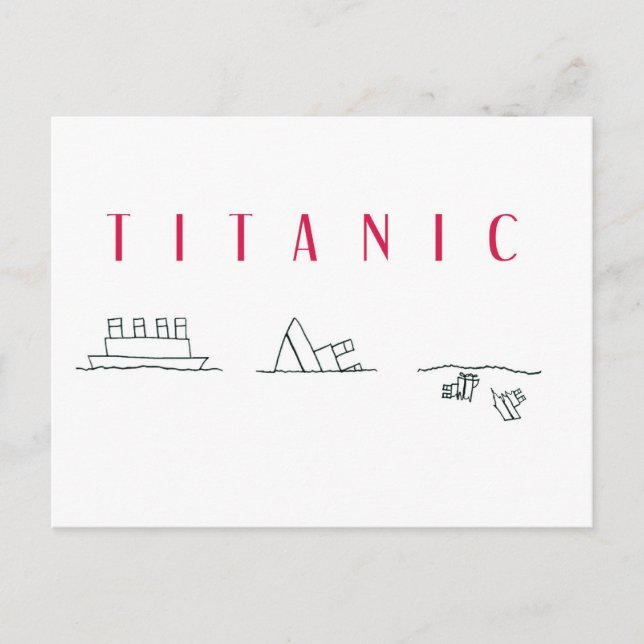 Carte Postale Titanic (Devant)
