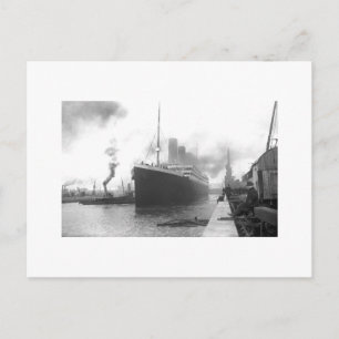 Carte Postale Titanic aux quais de Southampton