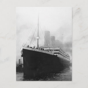 Carte Postale Titanic en dock à Southampton