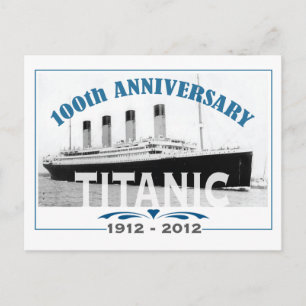 Carte Postale Titanic Sinking 100 ans Anniversaire