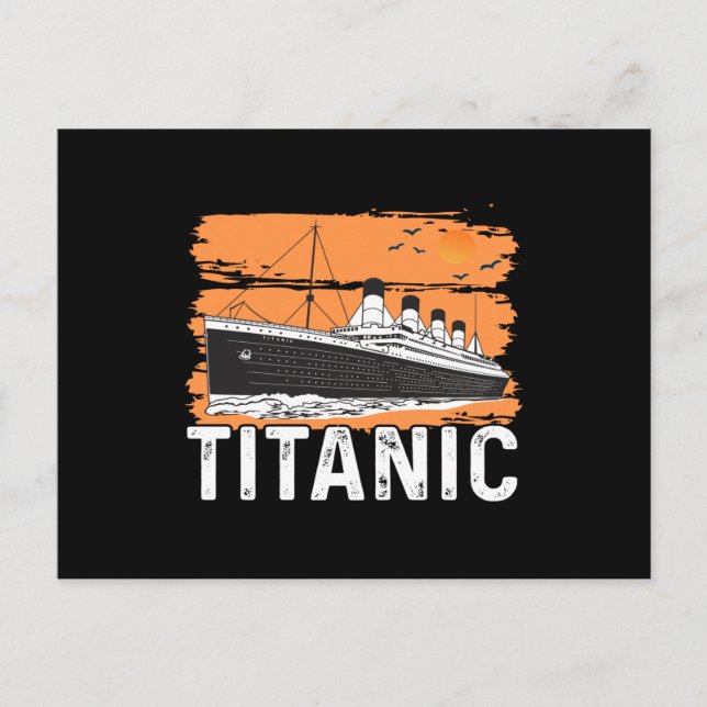 Carte Postale Titanic - voile cool (Devant)