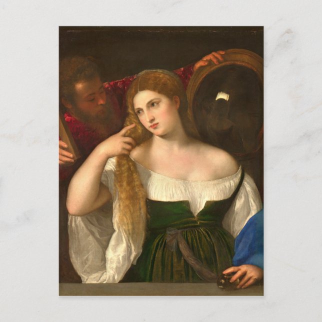 Carte Postale Titien - Femmes Avec Miroir (Devant)