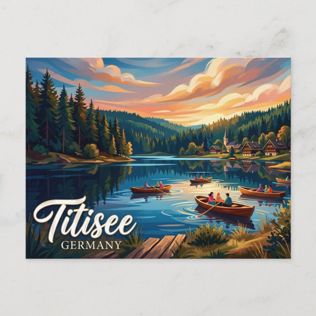 Carte Postale Titisee Allemagne (Devant)