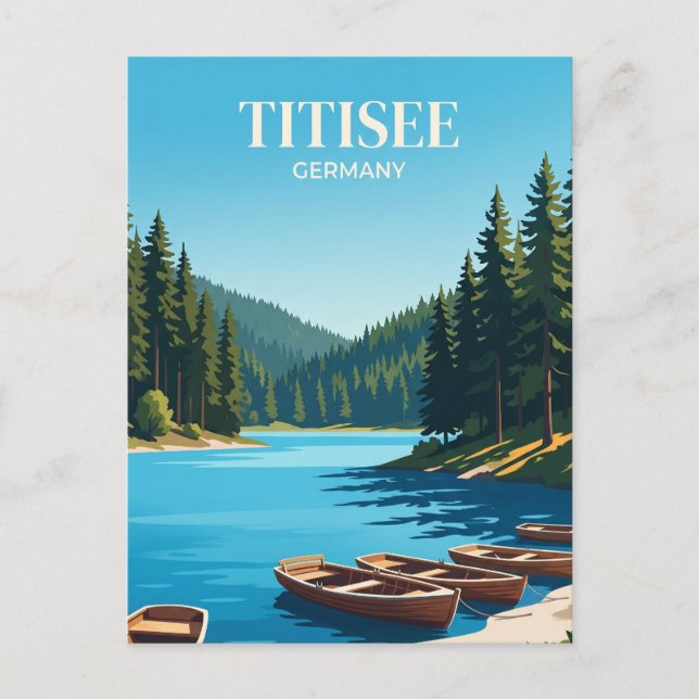 Carte Postale Titisee Allemagne (Devant)