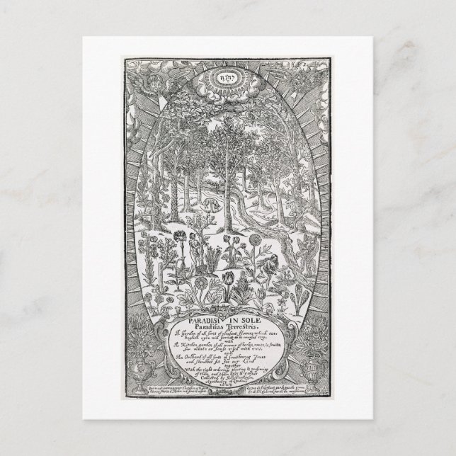 Carte Postale Title from 'Paradisi Sole; Paradisus Terrestr (Devant)