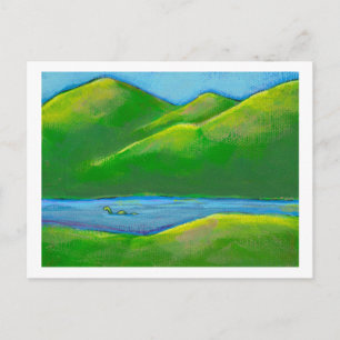 Carte Postale Titled: Privacy - maybe the Loch Ness monster