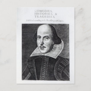 Carte Postale Titlepage, 'Mr. William Shakespeares