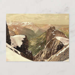 Carte Postale Titlis, vue sur les Alpes, Oberland bernois, Suiss