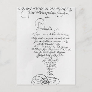 Carte Postale Titre manuscrit de The Well Temhed