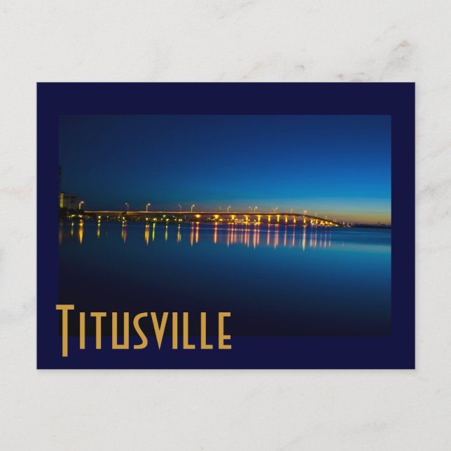 Carte Postale Titusville, Floride, États-Unis (Devant)