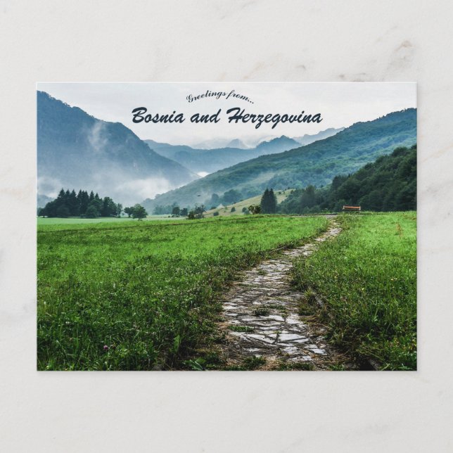 Carte Postale  Tjentiste Bosnia and Herzegovina  (Devant)