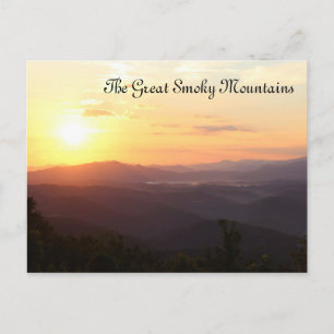 Carte postale TN Sunrise Great Smoky Mountains