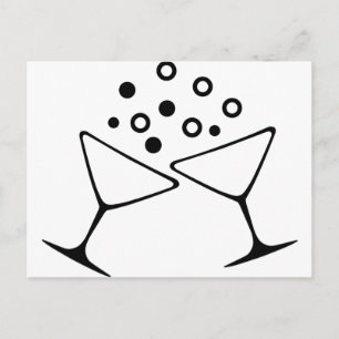 Carte Postale Toast de Champagne