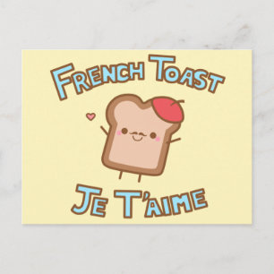 Carte Postale Toast français