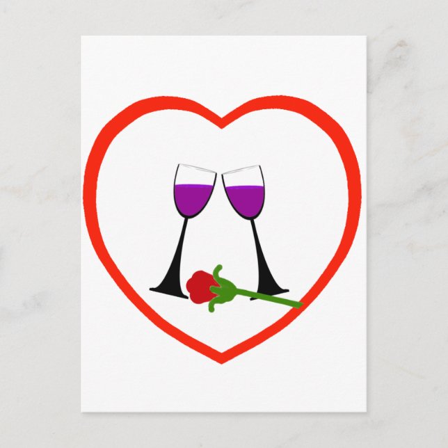 Carte Postale Toast to Love (Devant)