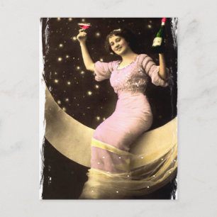 Carte Postale Toasting You From the Moon
