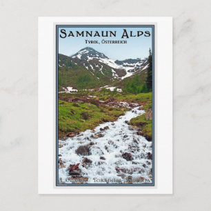 Carte Postale Tobadill - Alpes de Samnaun