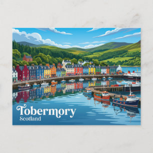 Carte Postale Tobermory Écosse