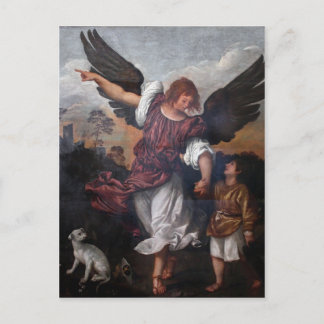 Carte Postale Tobias et l'Archangel Raphael - Titien