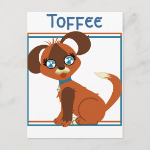 Carte postale Toffee Toon Pup
