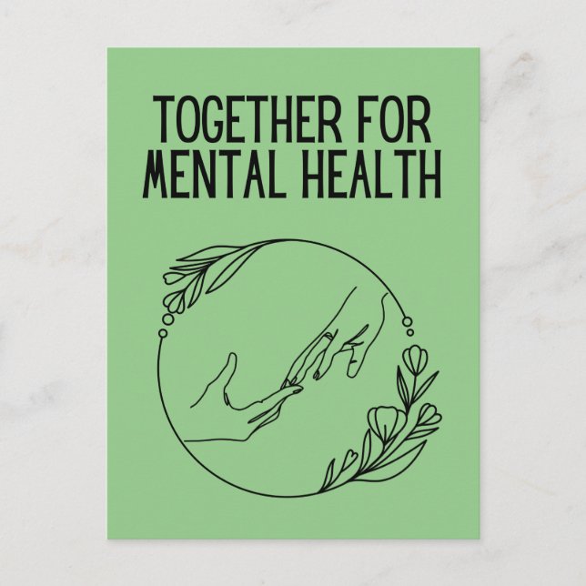Carte Postale Together For Mental Health (Devant)