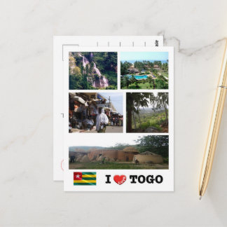Carte Postale Togo - I Love -