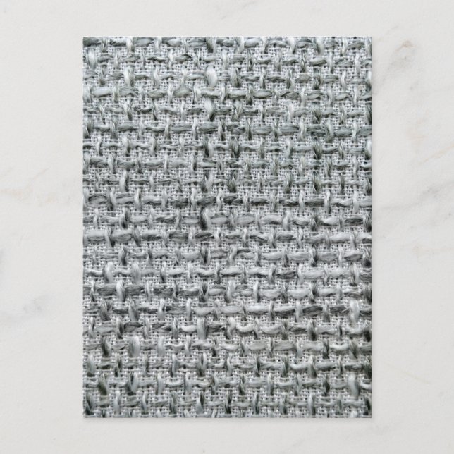 Carte Postale Toile de jute grise (Devant)