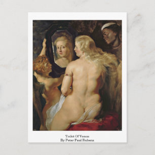 Carte Postale Toilettes De Vénus Par Peter Paul Rubens