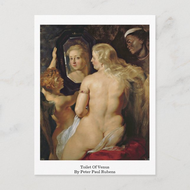 Carte Postale Toilettes De Vénus Par Peter Paul Rubens (Devant)