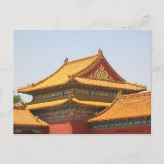 Carte Postale Toit de la ville interdite