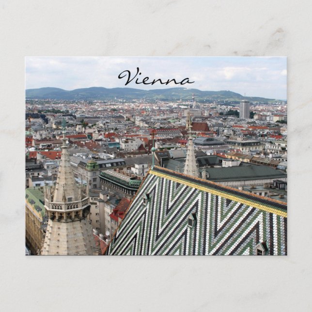 Carte Postale toit de vienna st stephens (Devant)