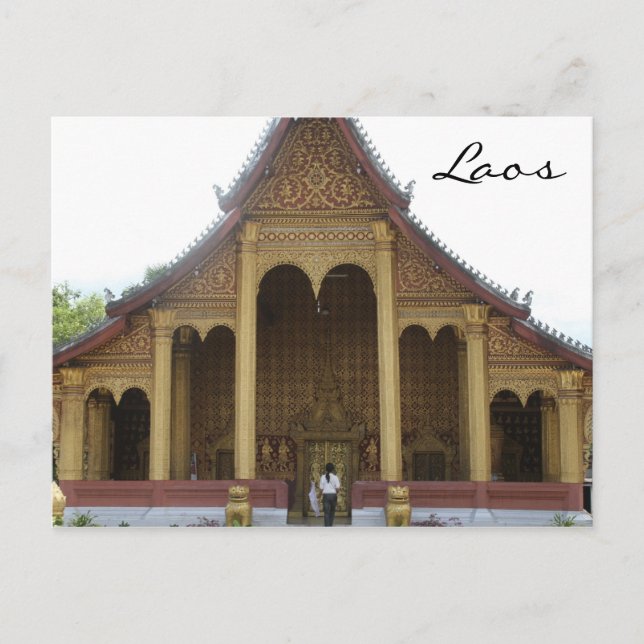 Carte Postale toit du temple (Devant)