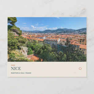 Carte Postale Toits de Nice depuis la colline du château