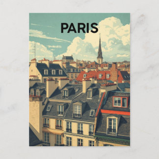 Carte Postale Toits de Paris