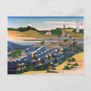 Carte Postale Tokaido Kanaya No Fuji, Katsushika Hokusai
