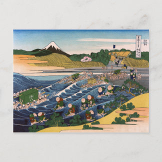 Carte Postale Tokaido Kanaya No Fuji, Katsushika Hokusai