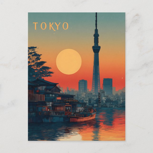 Carte Postale Tokyo Japan vintage (Devant)