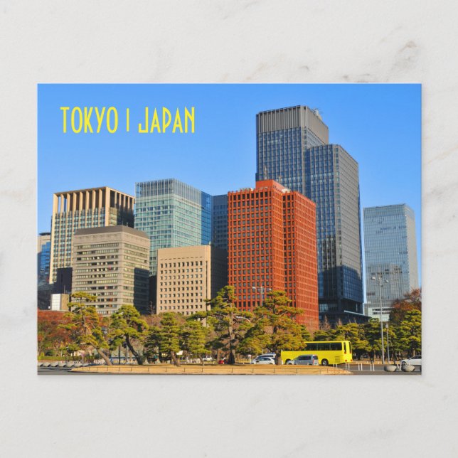 Carte Postale Tokyo, Japon (Devant)