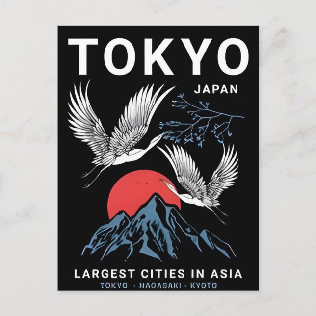 Carte Postale Tokyo Japon Asie Vintage voyage japonaise (Devant)