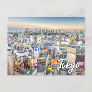 Carte Postale Tokyo, Japon Au coucher Du Soleil