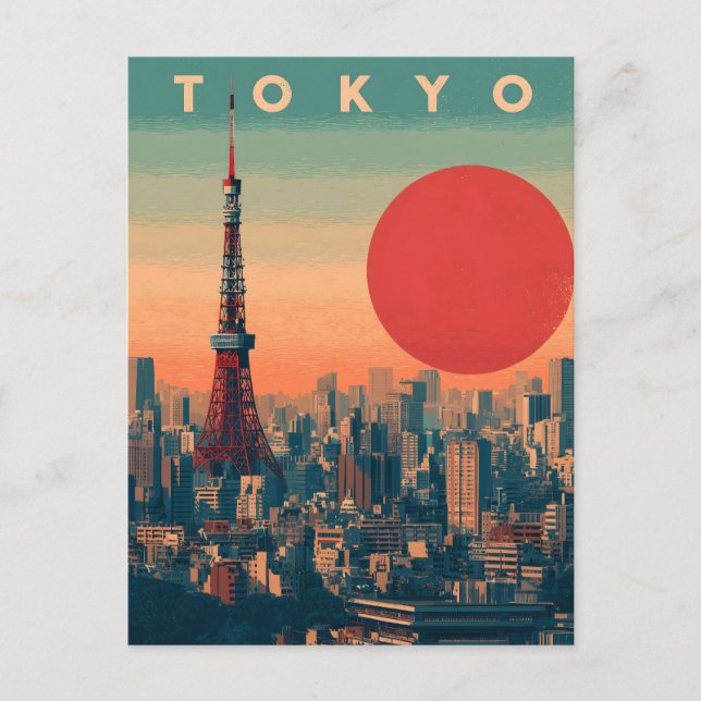 Carte Postale Tokyo Japon vintage (Devant)