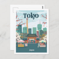 Tokyo Japon Vintage célèbre lieu de voyage