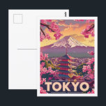 Carte Postale Tokyo Japon Vintage célèbre lieu de voyage<br><div class="desc">Tokyo Japon Vintage célèbre lieu de voyage</div>