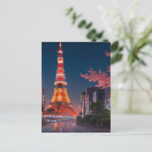 Carte Postale Tokyo Street At Night