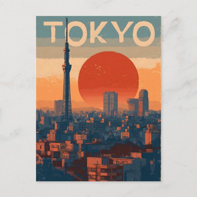 Carte Postale Tokyo vintage (Devant)